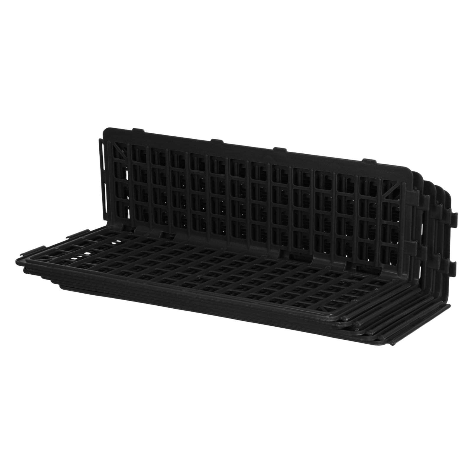 Food Storage With Dividers - 6 ชิ้น แผ่นกั้นชั้นวางสินค้าซูเปอร์มาร์เก็ต - แผ่นพลาสติกแบ่งชั้นวาง -