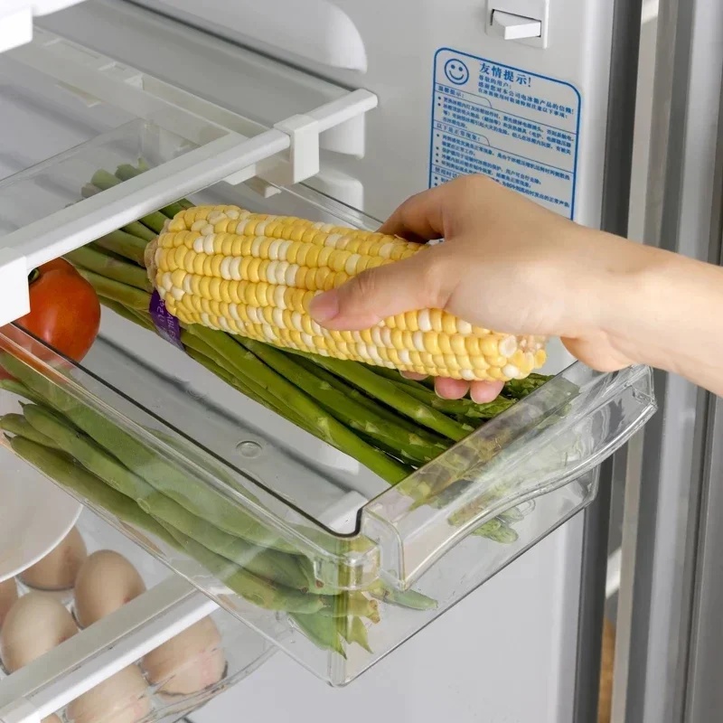 กล่องเก็บของในตู้เย็นแบบลิ้นชั - Food Storage With Dividers บทวิจารณ์และราคา