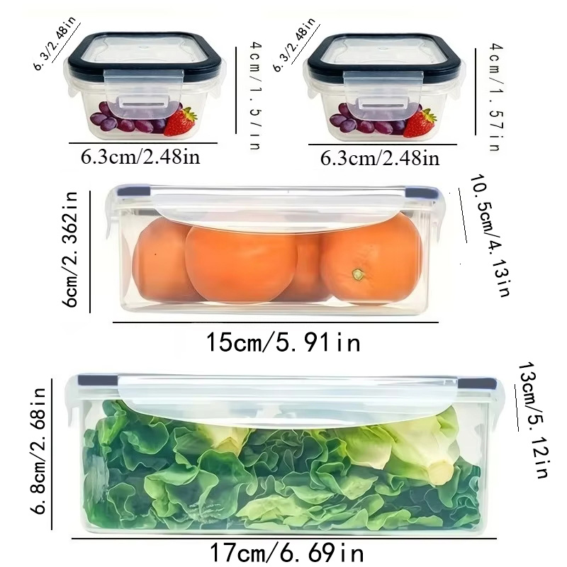 ชุด 8 ชิ้น ประกอบด้วย 4 กล่องแ - Food Storage With Dividers บทวิจารณ์และราคา