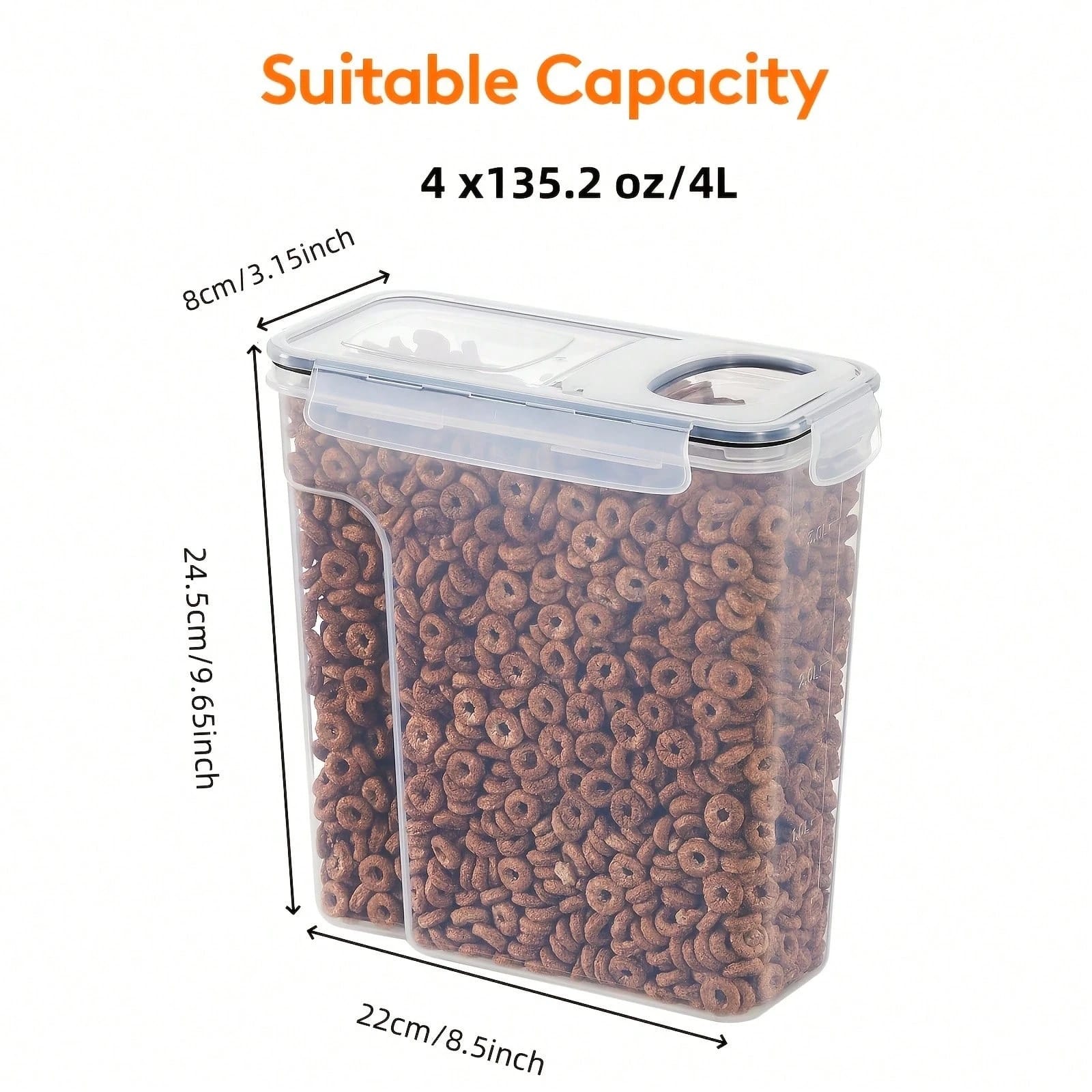 กล่องเก็บอาหารแบบปิดสนิทพร้อมฝ - Food Storage Labels บทวิจารณ์และราคา