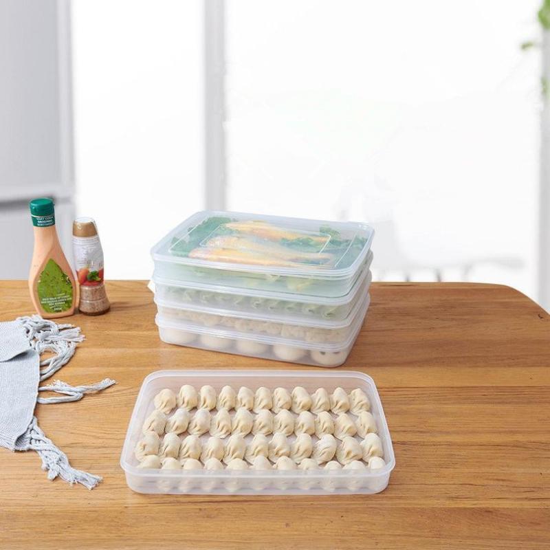 กล่องเก็บของในครัวสำหรับเกี๊ยว - Food Storage With Dividers บทวิจารณ์และราคา