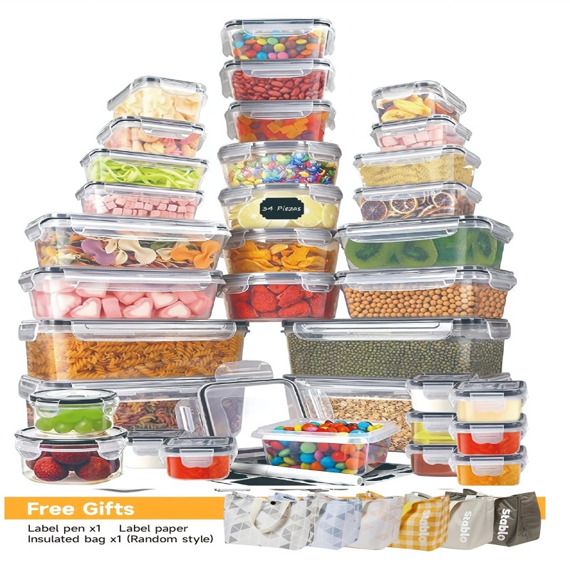 ชุดเก็บอาหารปลอดสาร BPA 48 ชิ้ - Food Storage Meals บทวิจารณ์และราคา